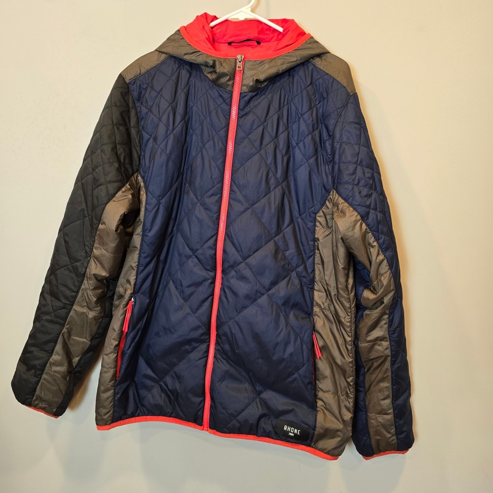 Rhone Tundra Jacket Quilted Puffer Mens Large